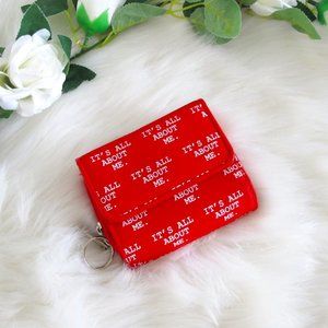 It's All About Me David & Goliath Miso Hot Wallet w Keychain Ring Retired print